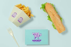 top-view-cardboard-fast-food-packaging-mock-up-design_23-2149939060